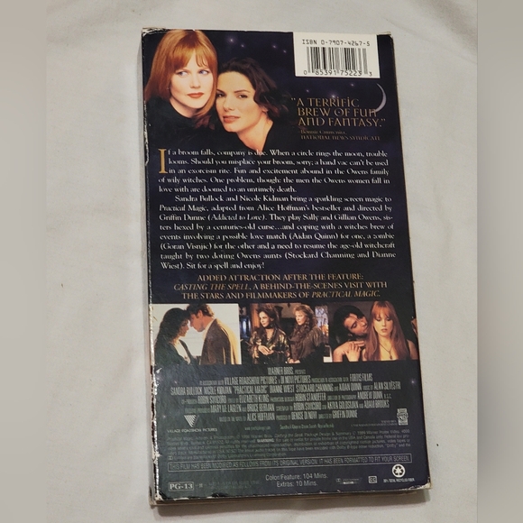 Practical Magic Vintage VHS Tape (1999) - Picture 2 of 4